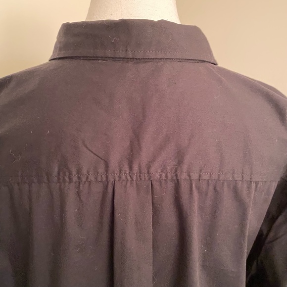 Ricki's Black Cotton Blend Classic Fit Casual Office Button Up Shirt- Sz-XXL - Picture 6 of 14